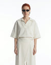 Gathered-Sleeve T-Shirt