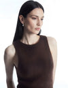 Silk peplum blouse
